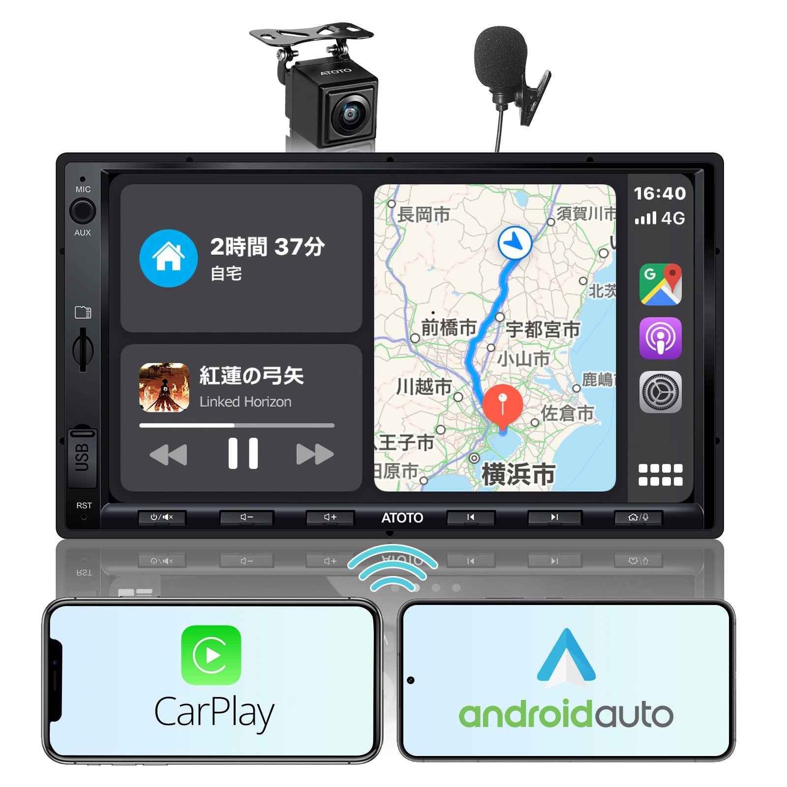 F7G2A7WE -S01 7インチ 2DIN カーナビ